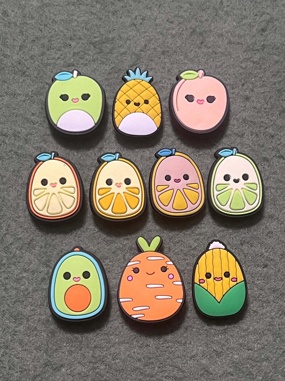 Garden Snack Cuties Shoe Charms