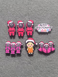 Merry Squidmas Shoe Charms